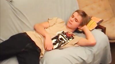 Sweet blond wanker gay twink porn boy