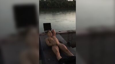 Boys Porn Jerking Off By The River