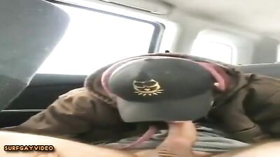 Huge cock self-sucking van boys sex