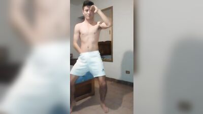 Stripping just for us: Amateur Big Cocks Fun