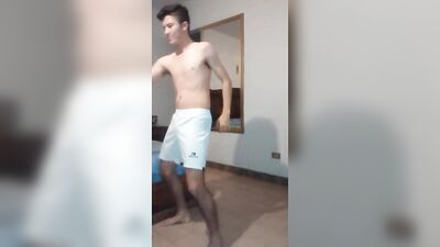 Stripping just for us: Amateur Big Cocks Fun