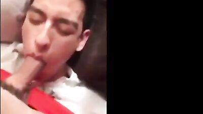 Suck My Dads Dick! - First Time Threesome with Young Twinks