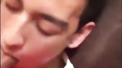 Suck My Dads Dick! - First Time Threesome with Young Twinks