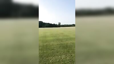 In the Middle of the Lawn: Big Cocks Public Outside Solo!