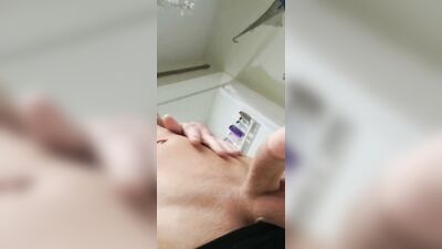 Young Jackoff Before His Shower - Muscle Boys Amateur Big Cocks!