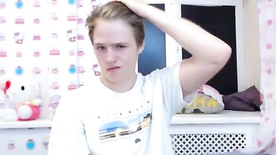 Blonde Twinks Dildo Play: Sucking and Licking Cum Off!