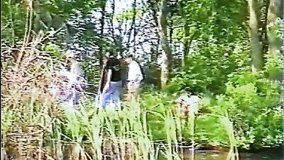 Down by the River: Bareback Blond Boys Action!