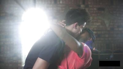 AA Vid - Hot Twink Interracial fuck