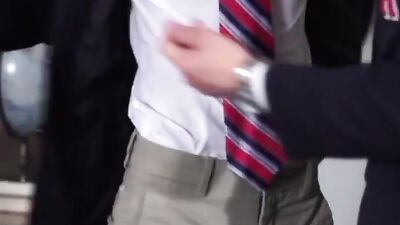 Evans Classroom Fuck Fest with Blonde Twink