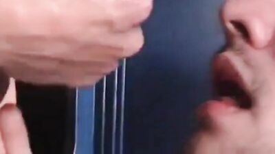 Gay Cum Compilation: Close-up Facials and Mouth Action!