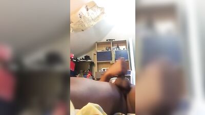 Black Bro Stroke: Smooth & Amateur Cock-Stroking Action!