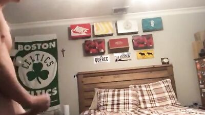 Boston Dude 3: Bedroom Antics with Hot Amateur Jerk Off!