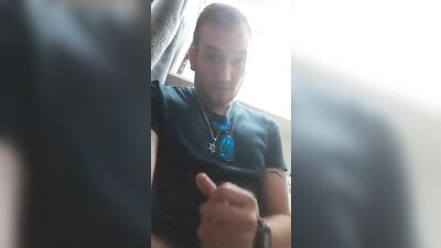 Hot Straight Guy on Toilet