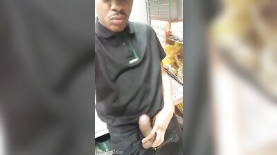 Big Bad Black Beast Subway Worker - Making Special Sauce for the Subs!