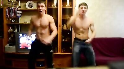 Russian Bros Dance Party: Ru-pop Music Non-stop Fun with Fit Straight Boys!