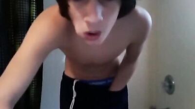 Shower Strokes: Solo Web-Cam Gay Porn Video