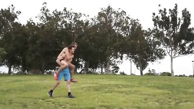 Gay Porn - Flipfuck Hunk Evan with Amateur Frat Guys