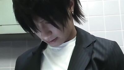 Japanese Takumi Blowjob: Restroom Cumshots Delight!