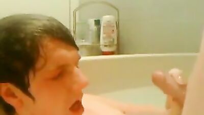 Gay Bathroom Orgy: Cum Shots Galore!