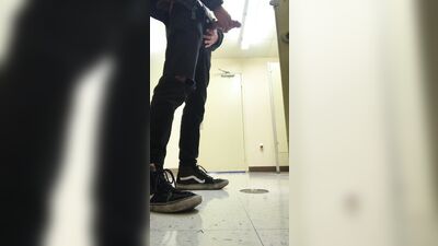Cumming in Public Toilet: Buds Hardcore Gay Porn Adventure!
