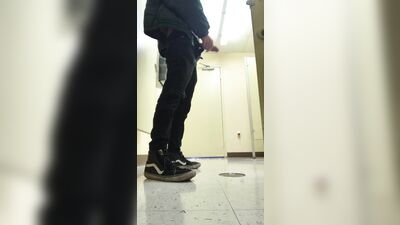 Cumming in Public Toilet: Buds Hardcore Gay Porn Adventure!