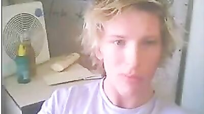 Big-dick blond cutie: Web-Cam Amature Boys Wild Adventure