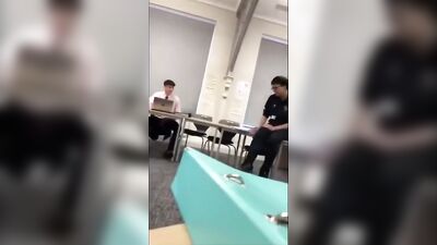 Gay Porn - Masturbation in the Classroom: Amateur Fun