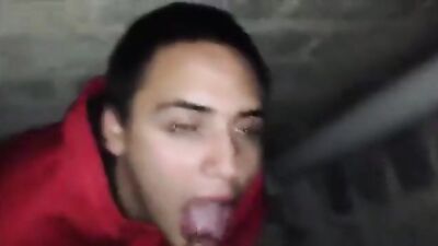 Young Arab Hustler Gets Paid To Swallow Again!