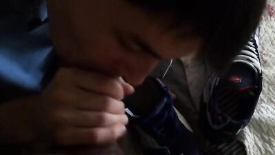 Cousins Snack Attack - Big Cocks Amateur Sucking and Swallow Challenge!