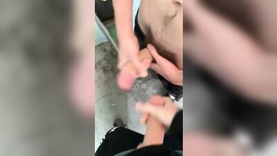 Caught in Public Restroom: Big Cocks & Explosive Orgasms