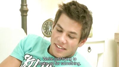 Gay Porn Bliss : The Neighbors Visit - Hardcore Bareback Action