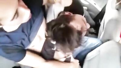 Car Boys Oral Play: Amateur Bareback Frenzy!