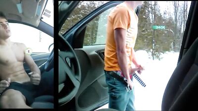 Outdoor Wankfest: Two Boys Go Hard in the Park!