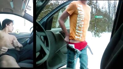 Outdoor Wankfest: Two Boys Go Hard in the Park!