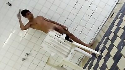 After Game Showerspy Voyeur: Big Cocks Straight Boys Erotic Adventure!