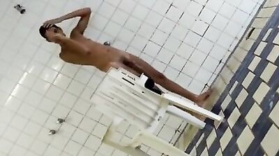 After Game Showerspy Voyeur: Big Cocks Straight Boys Erotic Adventure!