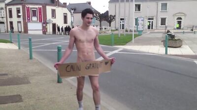 French Jackass Naked Free Hugs Adventure