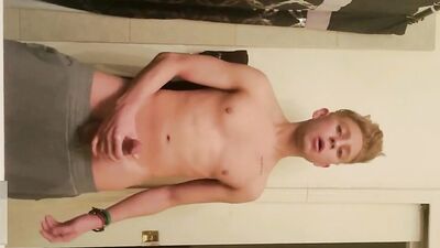 Jerking off with the Cute Blonde Boy - A XXX Adventure