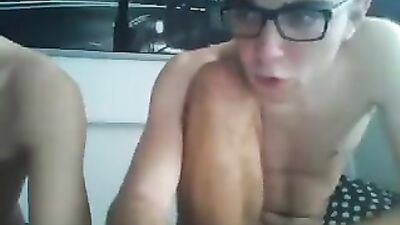 Gay Porn Web-Cam Adventure: Best Friends Amateur Wank