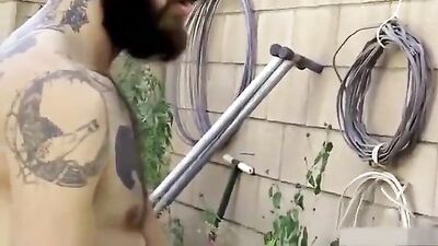 Backyard Barebacking: Step-Sons Wild Oral Adventure with Dad!