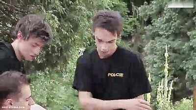 Three In Nature - Action Bareback Group Sex