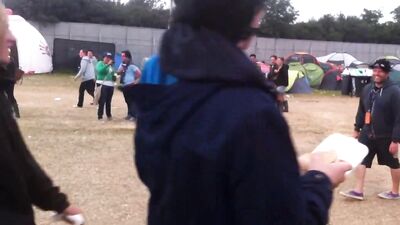 Nude Concert: Big Cocks Fun Public Outside!