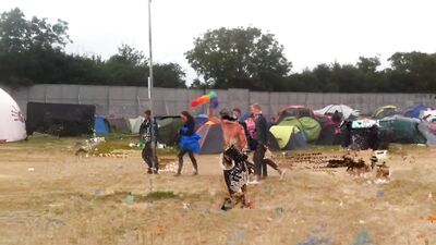 Nude Concert: Big Cocks Fun Public Outside!