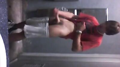 Gay Burger King Amateurs Masturbate in Public!