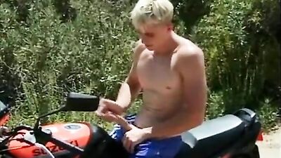 Bikerboy Lees Wild Ride: Cumming with Frat Guys and Big Cocks