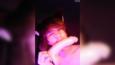 Gay Porn - Cute Teen Sucking His Dildo: The Ultimate Blowjob Experience!