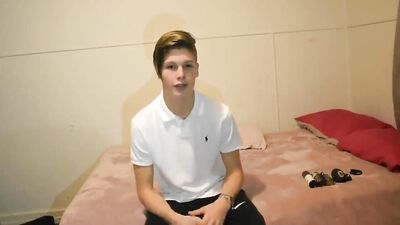 Brandons Twink Amateur Cam Jocks Off Gay Porn Tube!