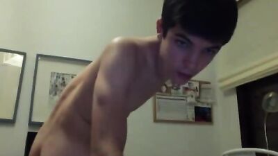 Young Stallion Playing with His Huge Cock