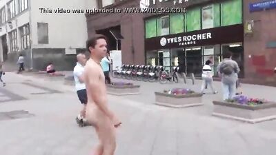 Outdoor Nude Amateur Boy Adventure: Exploring Moscows Public Spaces!