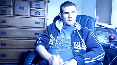 Gay Hoodie Jock: One-Handed Solo Show!